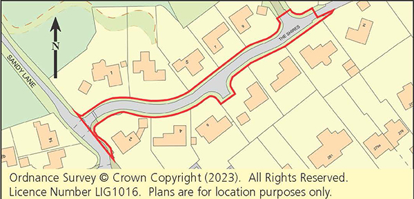 Lot: 110 - FREEHOLD LAND AND ROADWAYS - 